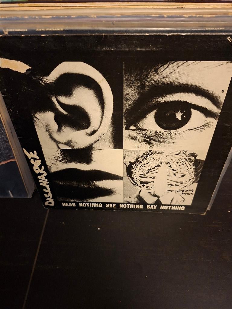 lp - discharge - hear nothing see nothing say nothing- bak 3, Ophalen of Verzenden, Gebruikt