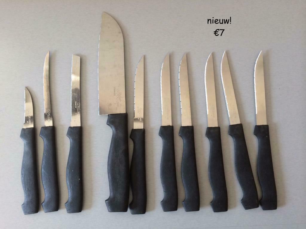 nieuw 10-delig messenset, Ophalen of Verzenden, Nieuw