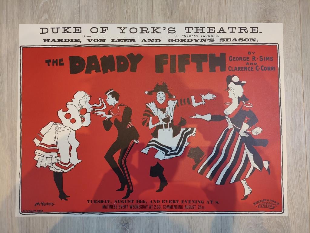 Affiche de théâtre Dandy Fifth - Duke of York's Theatre, Enlèvement
