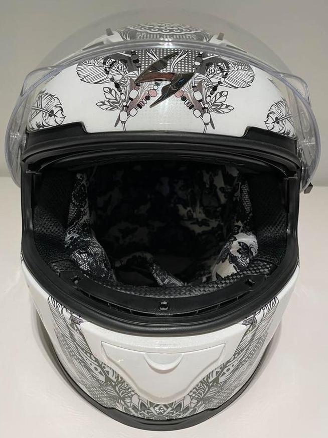 Casque S SCORPION blanc, Motos, Enlèvement, S