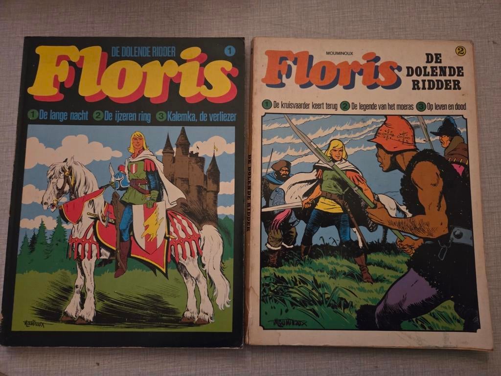 Floris nrs. 1 en 2. 1ste drukken., Boeken, Ophalen of Verzenden, Zo goed als nieuw, Mouminoux, Meerdere stripboeken