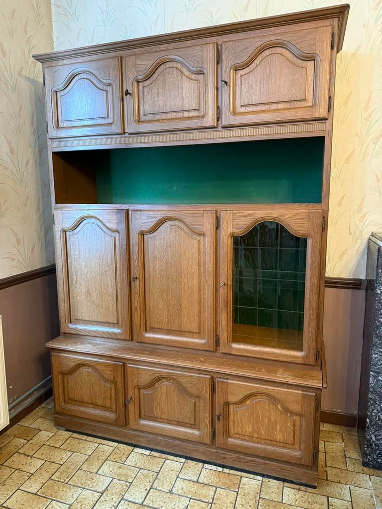 Antieke wandkast 150cm breed x 215cm hoog, Ophalen