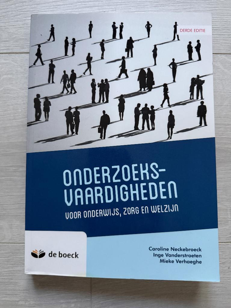 Onderzoeksvaardigheden, Ophalen, Zo goed als nieuw, Van In