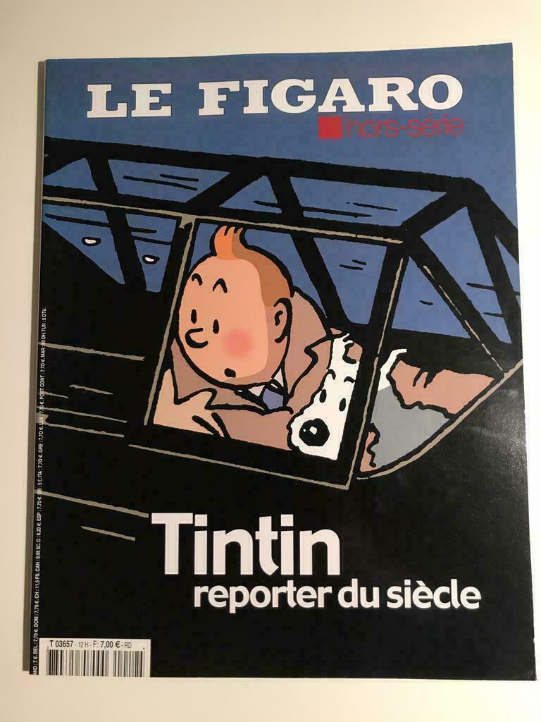 Hors serie Figaro : Tintin Reporter du Siecle - Hergé, Eén stripboek, Zo goed als nieuw, Divers journalistes