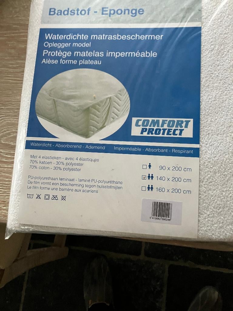 Matrasbeschermer, Ophalen, Wit, Overige typen, Nieuw