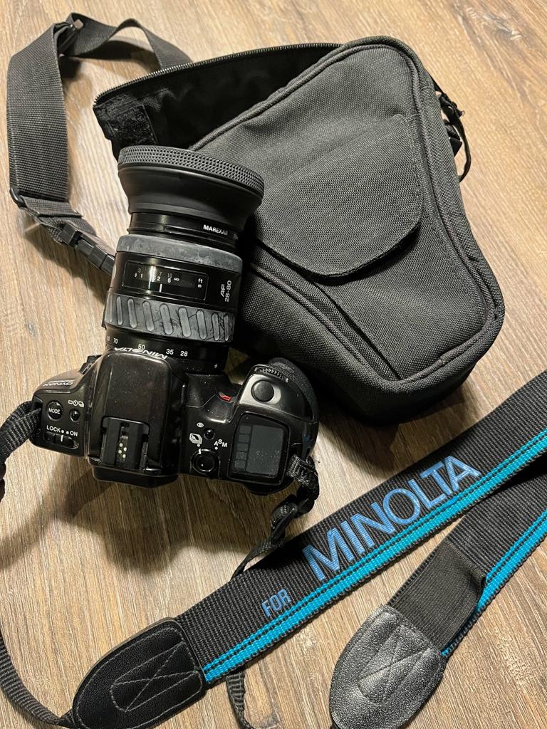 Minolta Dynax 500si + Minolta AF 28–80mm Macro lens, Enlèvement, Utilisé, Reflex miroir, Minolta
