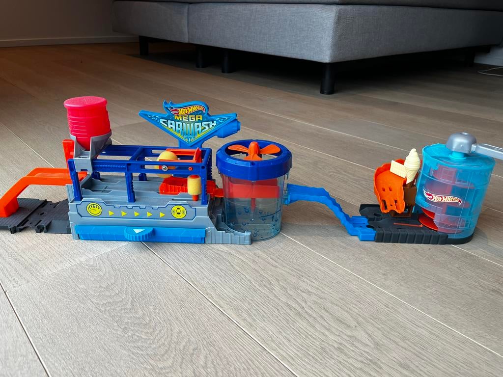 Hot Wheels MEGA carwash, Kinderen en Baby's, Ophalen, Gebruikt
