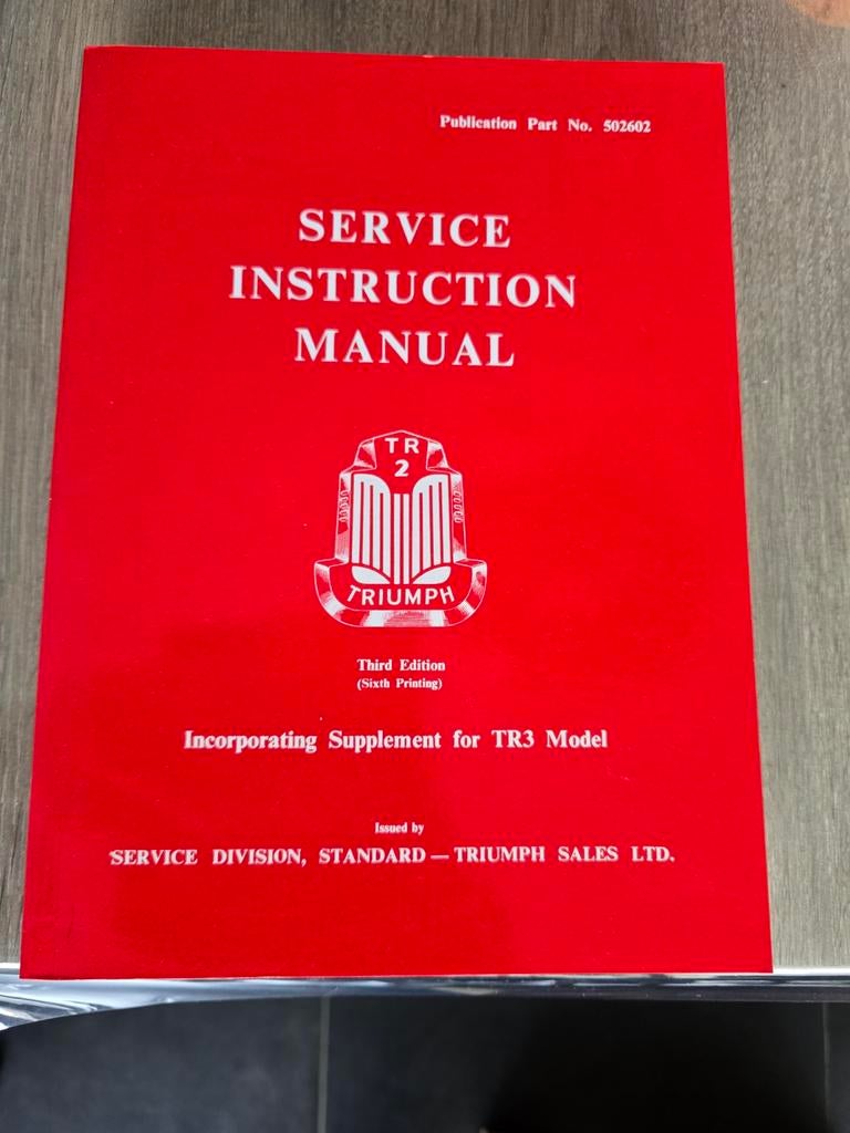 Triumph TR2 & TR 3 manual, Enlèvement