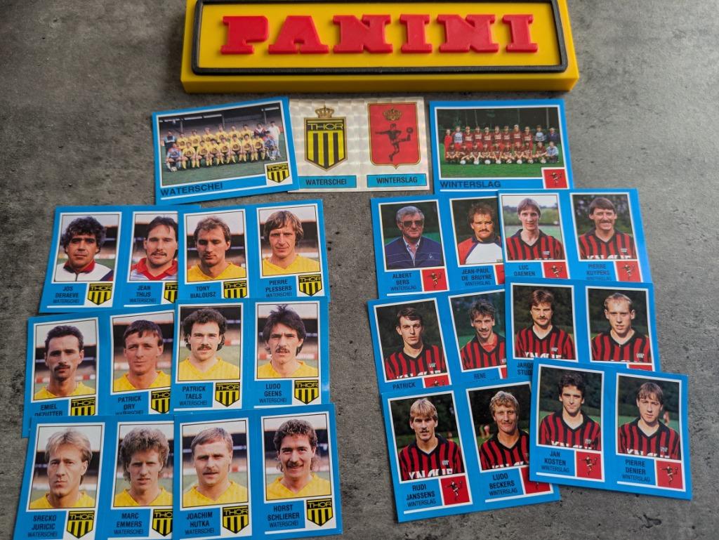 PANINI FOOTBALL 87 WATERSCHEI/WINTERSLAG 15 AUTOCOLLANTS, Envoi, Neuf