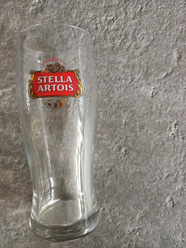 Glas Stella Vrouwenbeen, Verzamelen, Ophalen, Nieuw, Glas of Glazen, Stella Artois