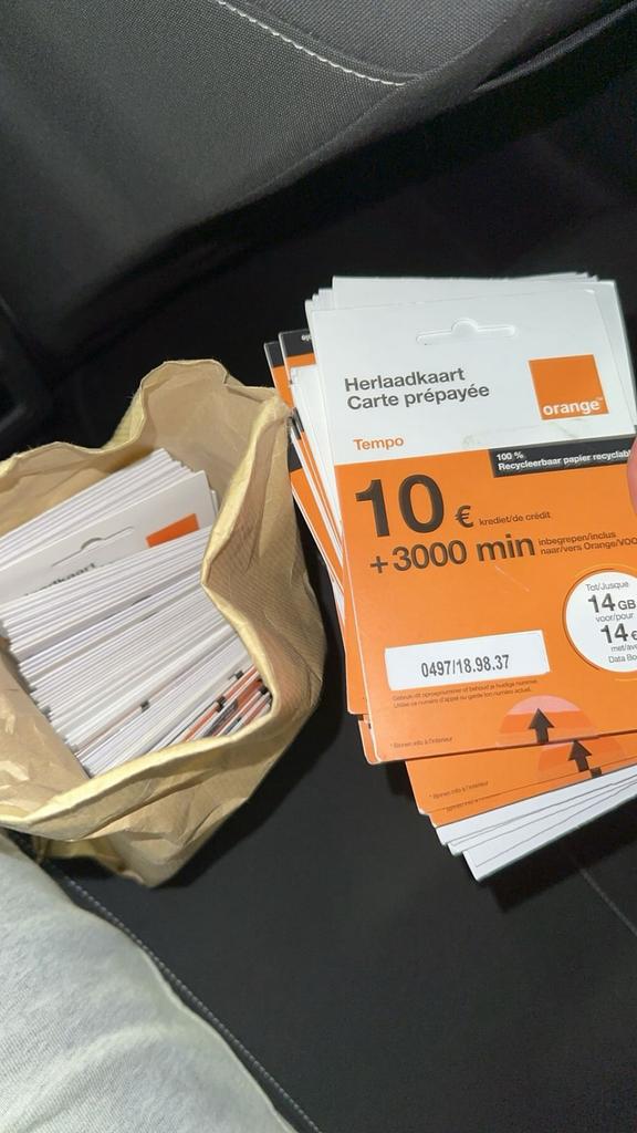 Carte sim Orange, Télécoms, Cartes prépayées & Cartes SIM, Enlèvement, Neuf, Orange, Carte Sim
