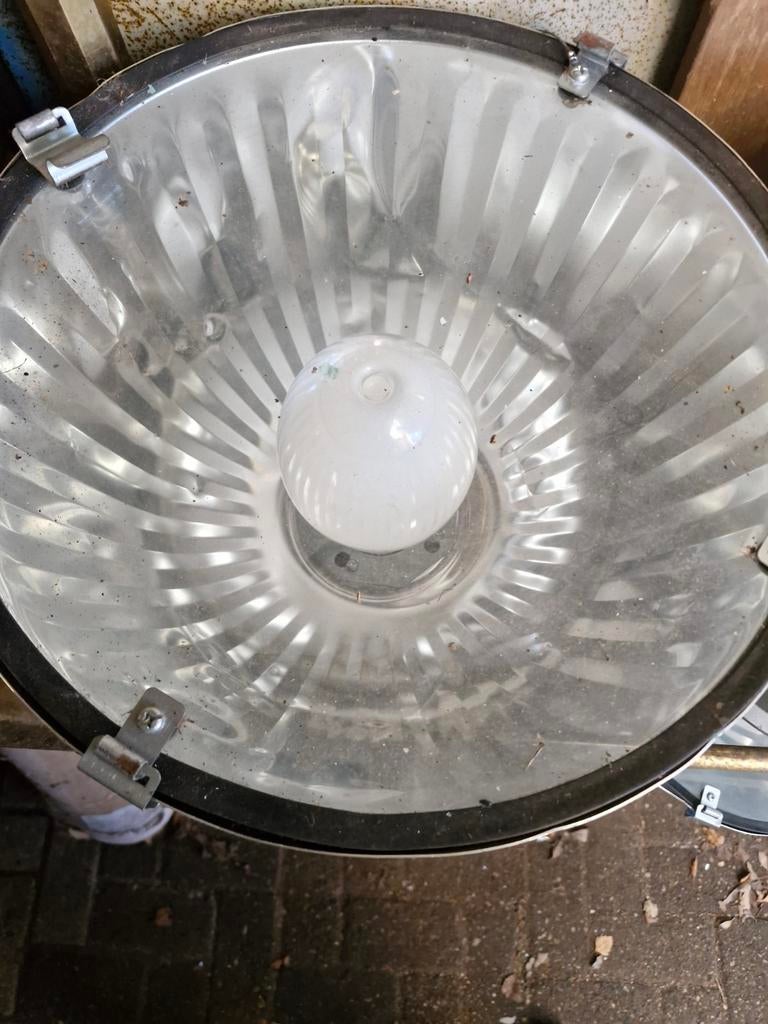 Industriele lampen, Ophalen, Gebruikt, 50 tot 75 cm, Glas