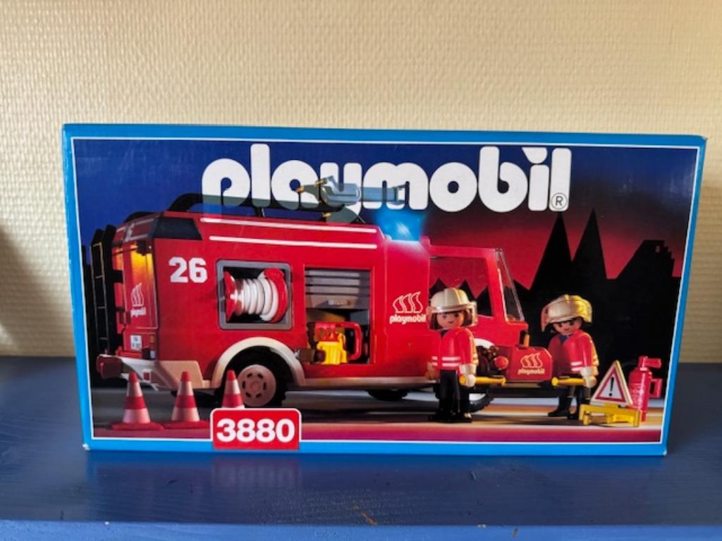 Playmobil 3880 – Camion de pompier, Enlèvement ou Envoi, Utilisé, Playmobil en vrac