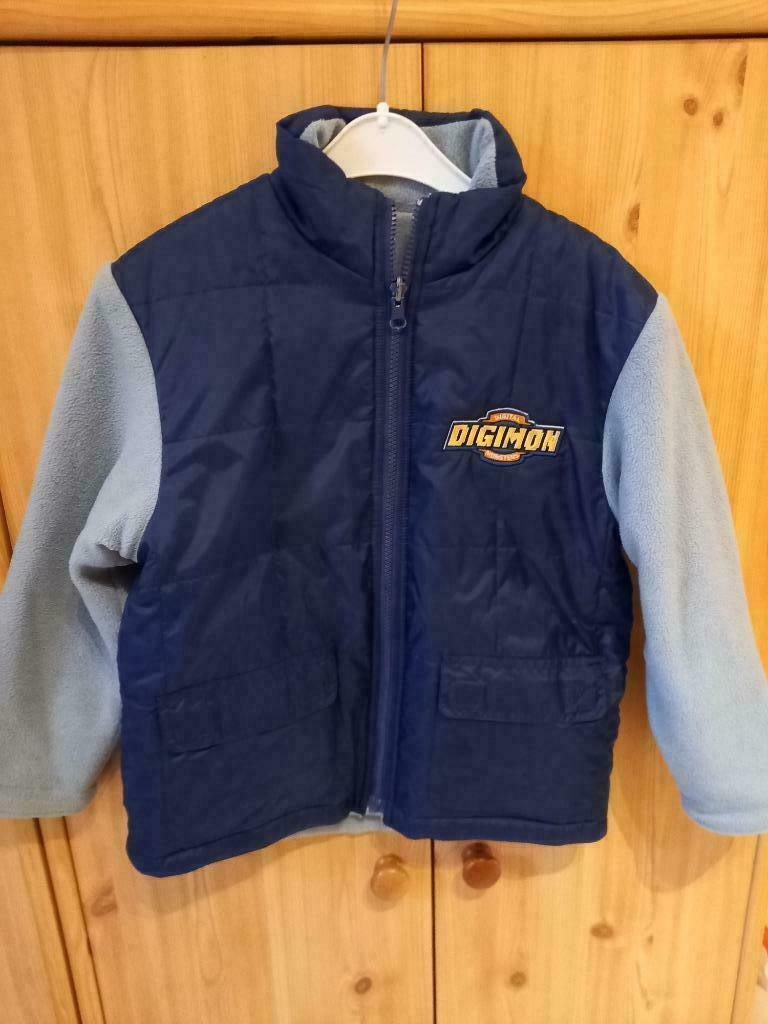 Veste enfant  réversible Digimon 10 ans, Ophalen of Verzenden, Gebruikt, Digimon, Jongen of Meisje