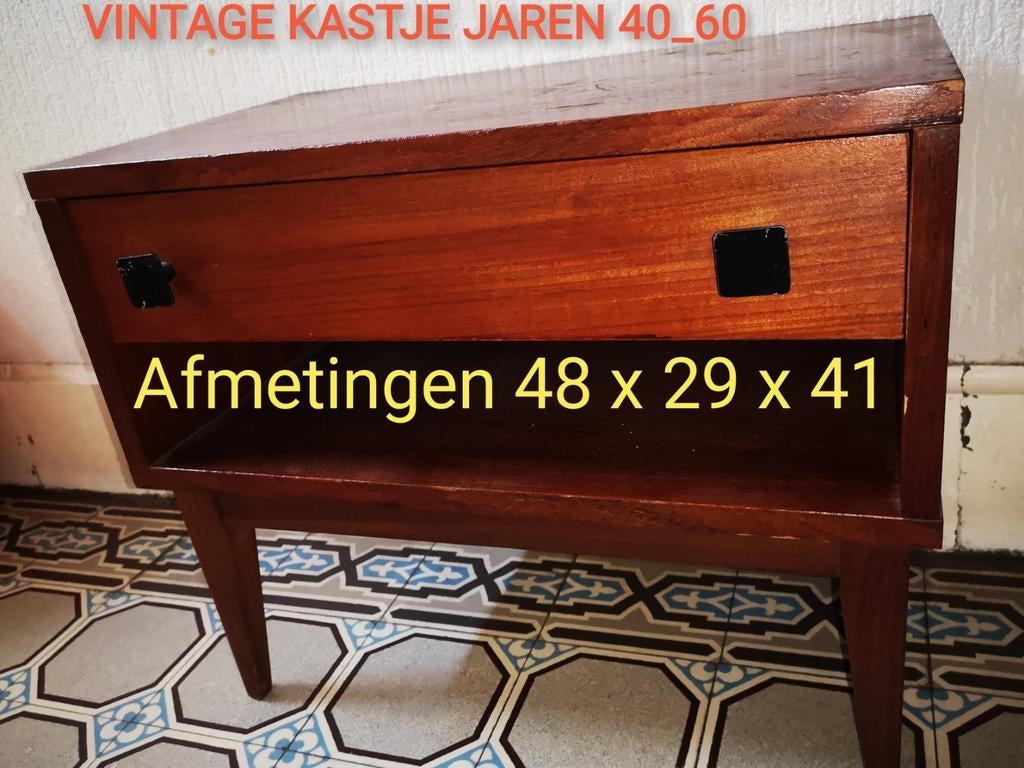 VINTAGE KASTJE JAREN 40_50, Antiek en Kunst, Antiek | Meubels | Kasten, Ophalen