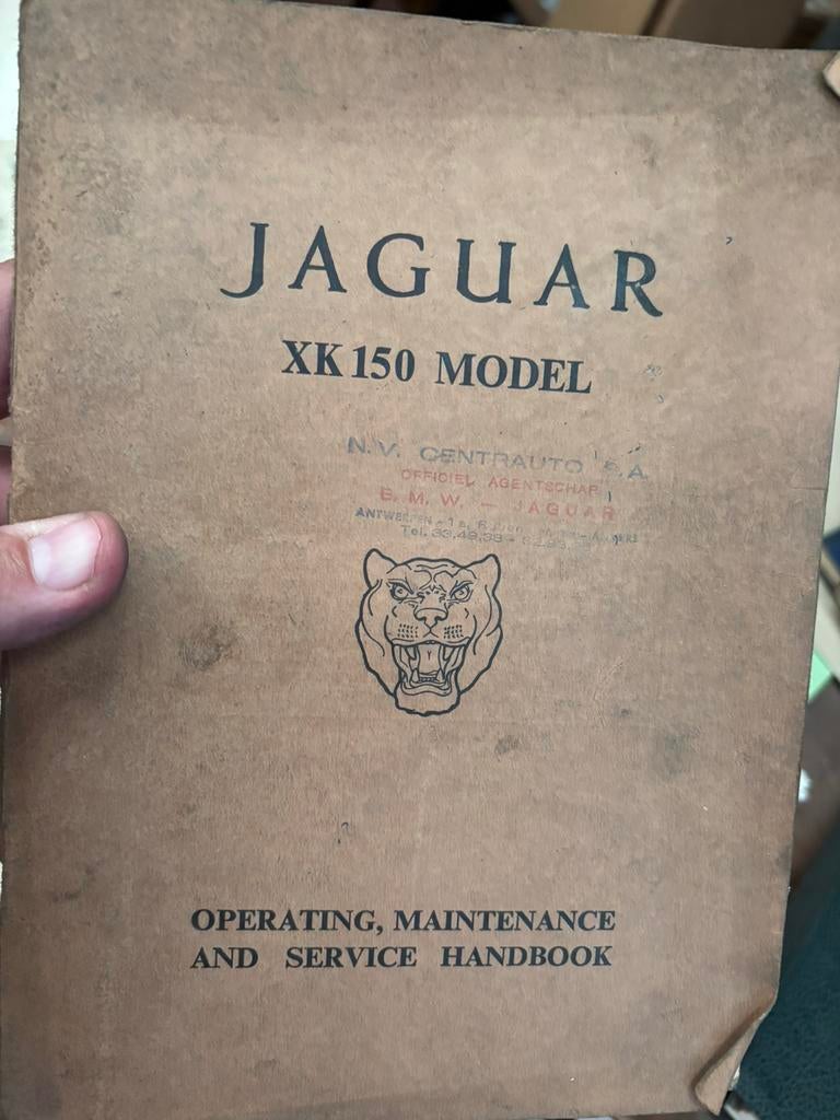 XK150 Owner’s manual, operating, maintenance,.., Ophalen of Verzenden