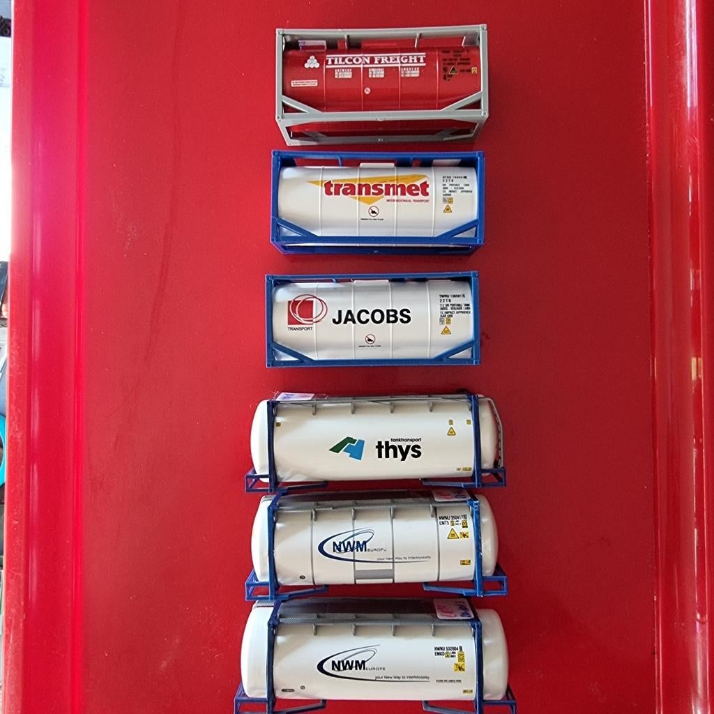 CONHTAINERS 1:87-H0 TREIN-TERMINAL, Ophalen of Verzenden, Zo goed als nieuw