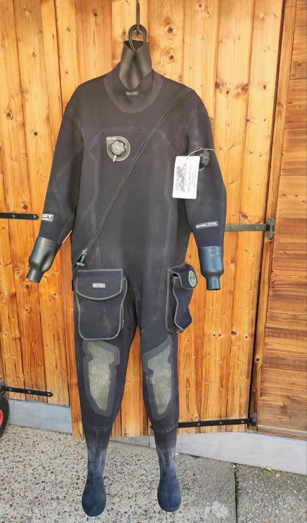 Droogpak Bare 2XL S met nieuwe rits & polsseals, lektest ok, Watersport en Boten, Duiken, Ophalen of Verzenden, Zo goed als nieuw