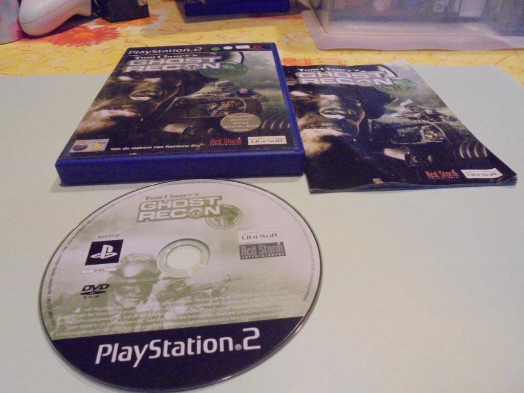 Playstation 2 Tom Clancy's Ghost Recon (CIB), Consoles de jeu & Jeux vidéo, Jeux | Sony PlayStation 2, Utilisé, Combat, 2 joueurs