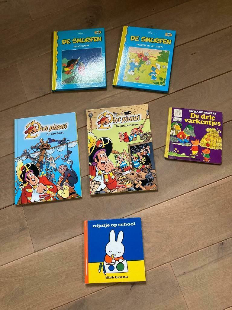 Boeken Piet Piraat, Smurfen, Nijntje e.a., Enlèvement, Comme neuf, Garçon ou Fille, Livre de lecture