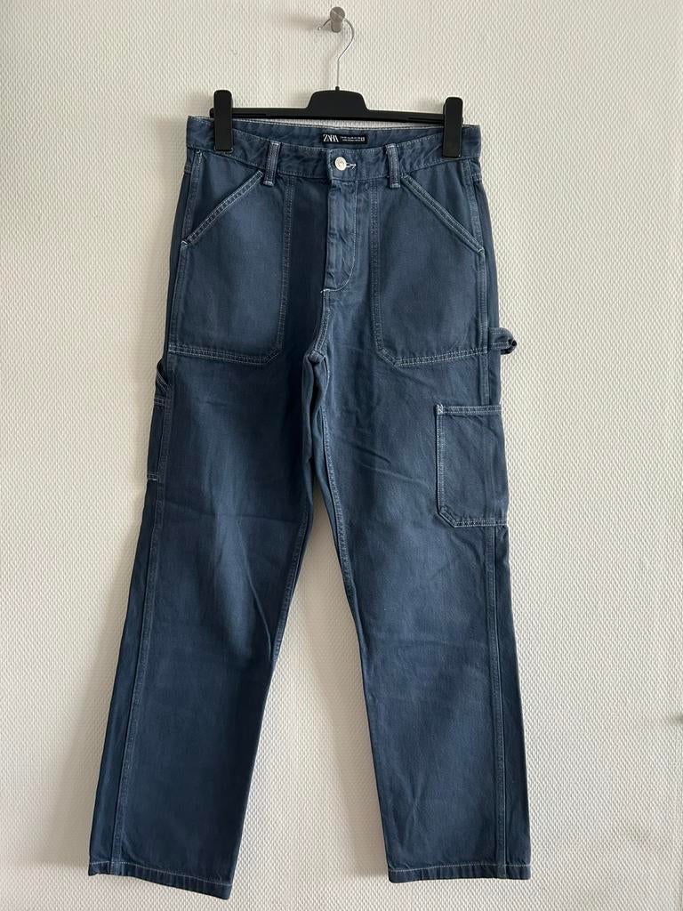 Donkerblauwe jeans Zara maat 30*, Vêtements | Hommes, Jeans, W32 (confection 46) ou plus petit, Comme neuf, Bleu, Enlèvement ou Envoi