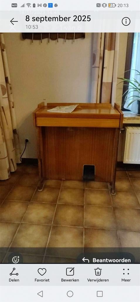 Leuk Electrische orgel voor jong en oud, Ophalen