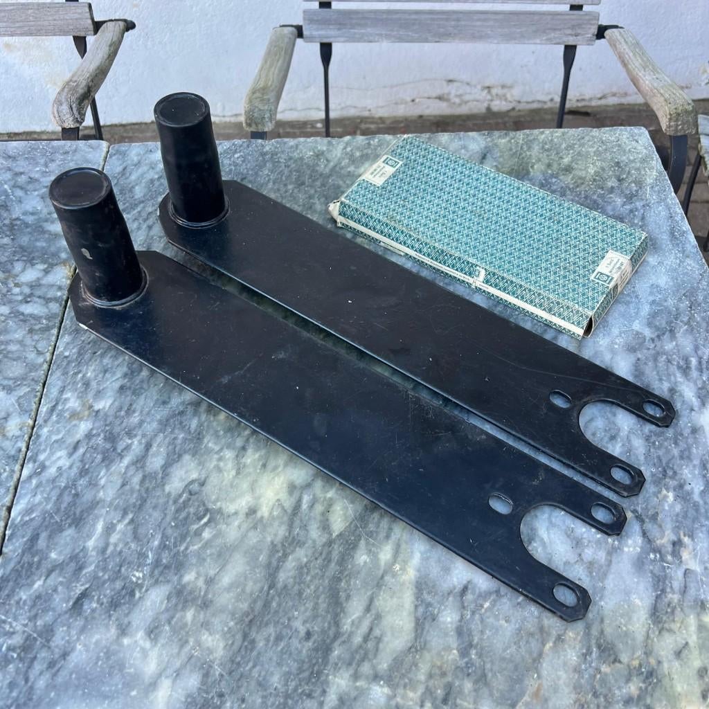 VW Achterveerplaat Kever 1953-1959 Zwitter ovaal dickholmer, Ophalen of Verzenden, Gebruikt