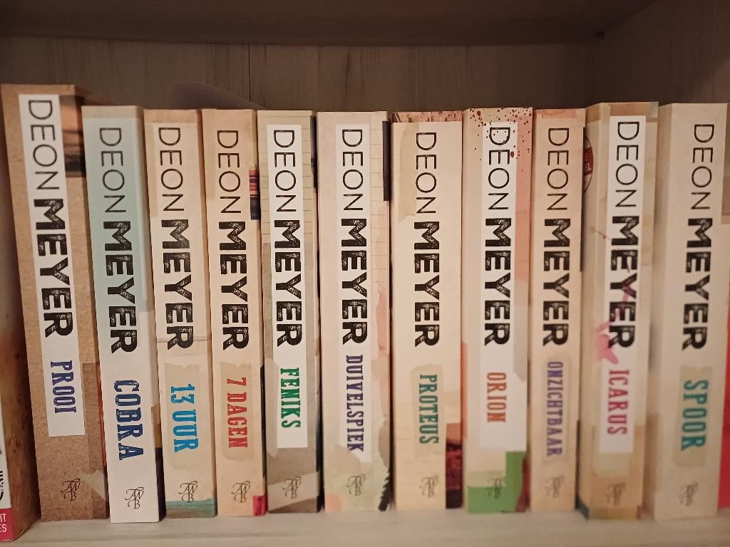 Deon Meyer boekenreeks (11 boeken), Boeken, Ophalen of Verzenden, Zo goed als nieuw, Deon Meyer, Wereld overig