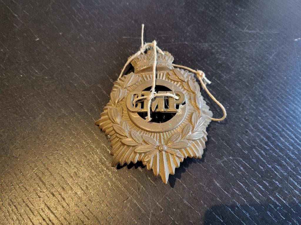 grand insigne casque police, GB époque Victorienne, Enlèvement ou Envoi