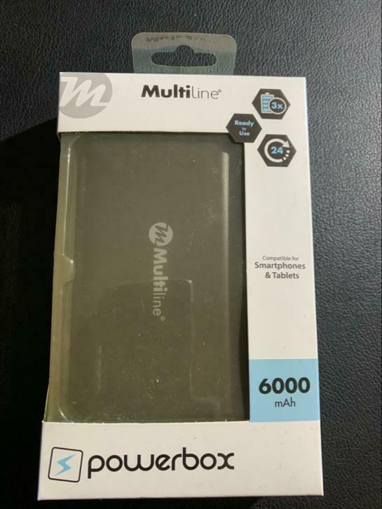 Power bank noir 6000mAh