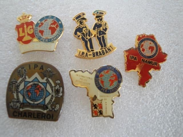 Pin's Gendarmerie Police IPA, Collections, Enlèvement ou Envoi
