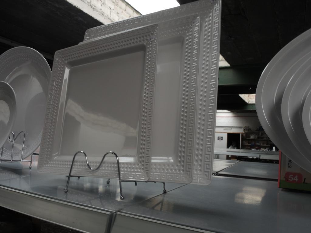 Melamine vierkant borden versage 35/40/50 cm, Overige materialen, Qw, Nieuw, Ophalen of Verzenden