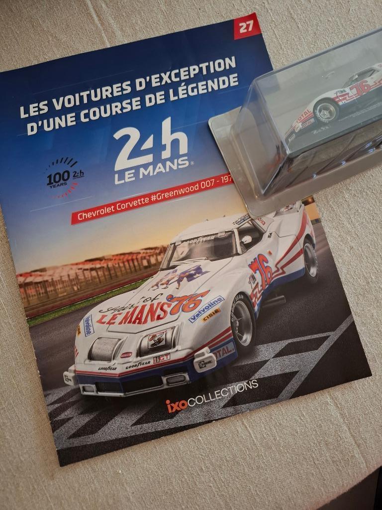 CHEVROLET Corvette Greenwood 007 24H Le Mans 1976 1/43 IXO, Enlèvement ou Envoi, Neuf, Voiture, Universal Hobbies
