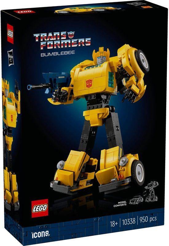 Lego 10338 Icons Transformers Bumblebee, Ophalen of Verzenden, Nieuw, Complete set, Lego