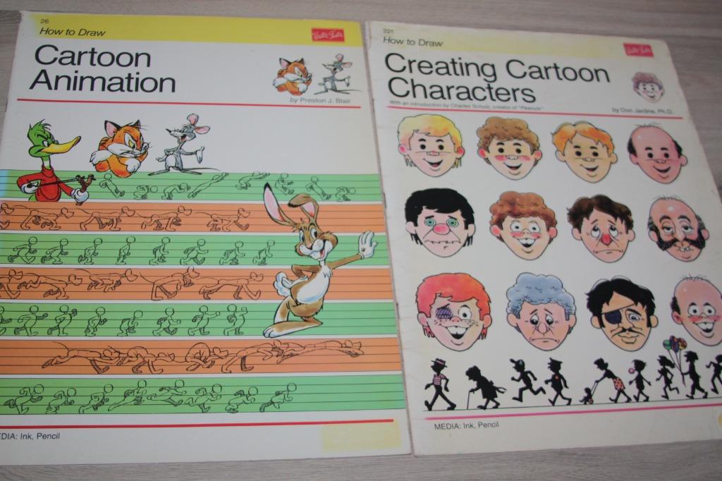 How to draw Cartoon , animation ,  cartoon characters , 1992, Gelezen, Walter foster, Ophalen of Verzenden, Tekenen en Schilderen