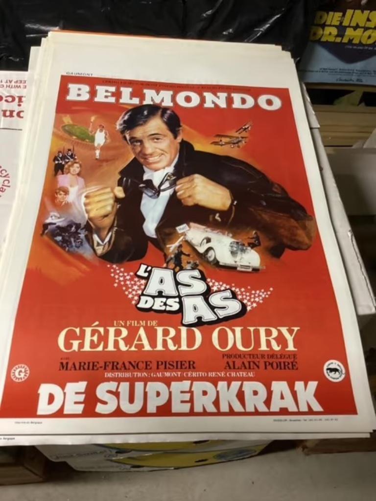 Belmondo poster, Collections, Posters & Affiches, Enlèvement ou Envoi