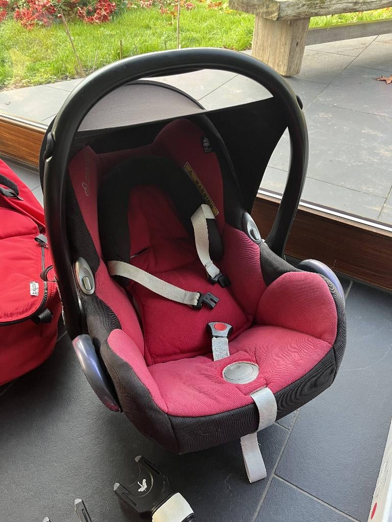 Maxi-cosi cabrioFix met verkleiningskussen voor boorling, Kinderen en Baby's, Ophalen, 0 t/m 13 kg, Maxi-Cosi, Gebruikt