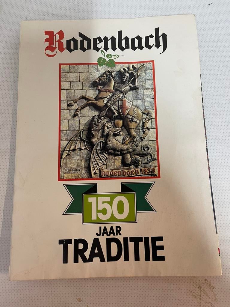Boekje 150 jaar rodenbach 1986, Collections, Marques & Objets publicitaires, Enlèvement ou Envoi, Comme neuf