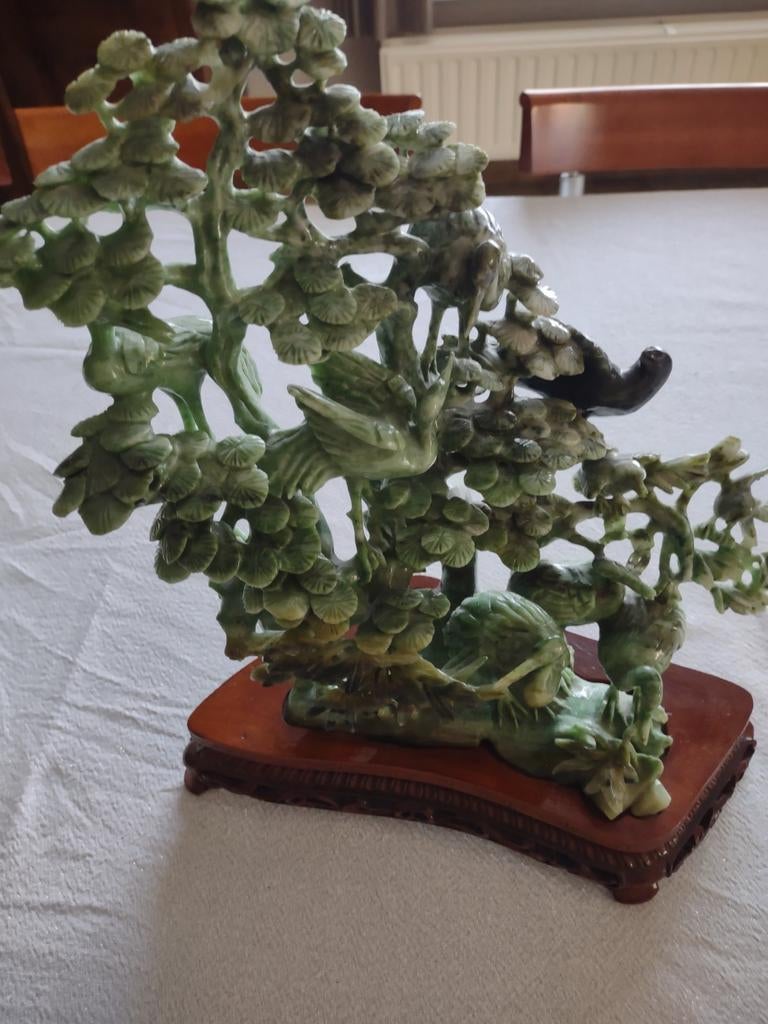 Af te halen .Jade beeld ( prijs verlaagd), Antiek en Kunst, Ophalen