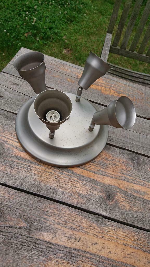 Ikea spot met 4 draaibare spots Jäla Typ T0327 4 x max 35W, Gebruikt, Metaal of Aluminium, Ophalen of Verzenden, Led