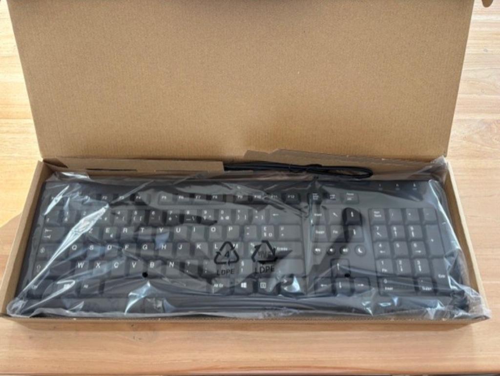 AZERTY-toetsenbord - NIEUW, Ophalen of Verzenden, Autres, Bedraad, Nieuw