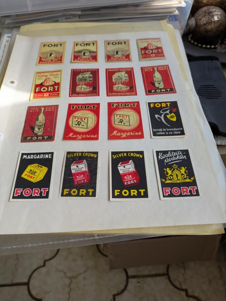 Fort luciferetiketten, Enlèvement ou Envoi, Comme neuf, Boîtes ou marques d'allumettes