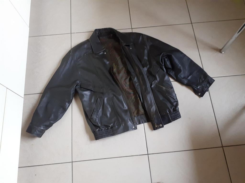 Lederen herenvest, Kleding | Heren, Jassen | Zomer, Ophalen, Groen