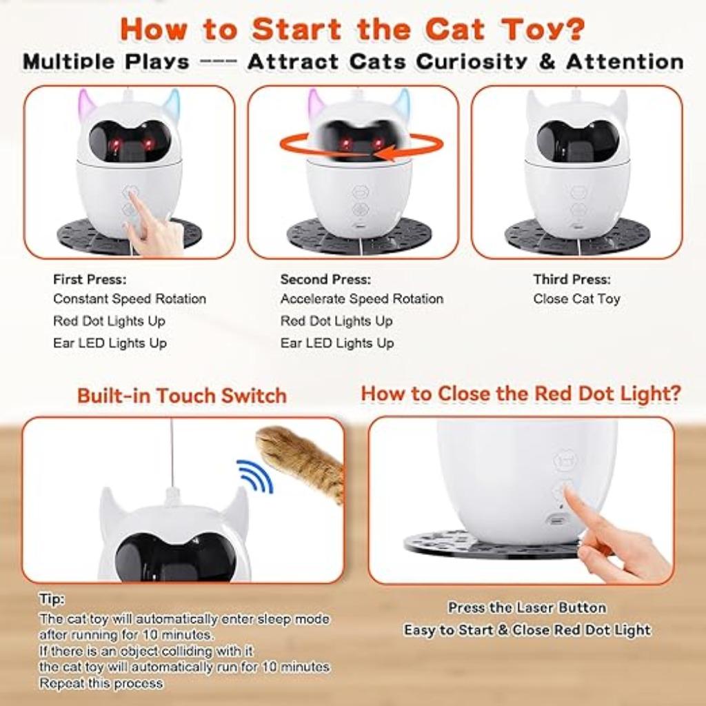 Jouets interactifs pour chats LIVRAISON RAPIDE ET GRATUITE, Neuf, -, -, Autres jouets