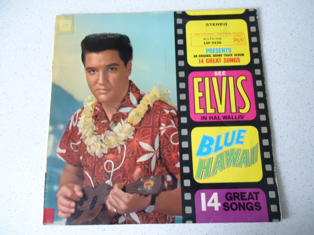 LP van "Elvis Presley" Blue Hawaii anno 1961., Ophalen of Verzenden, Gebruikt, 12 inch, Poprock