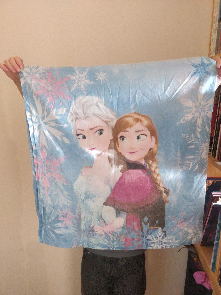 Draps Reine des neiges - 1 personne, Enlèvement, Autres personnages, Utilisé, Vêtements ou Textile