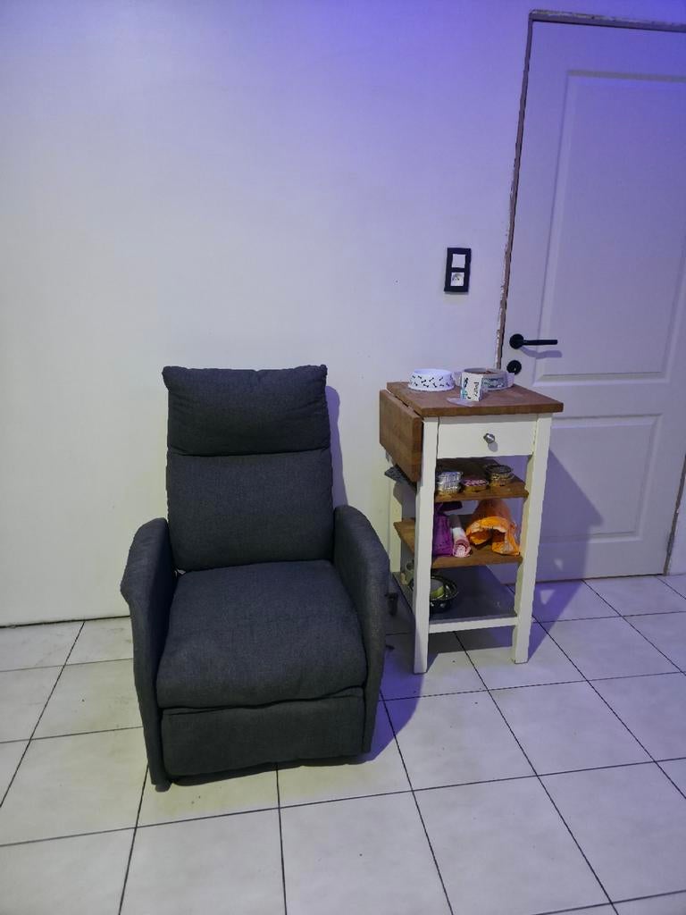 Versleten relaxzetel, Ophalen