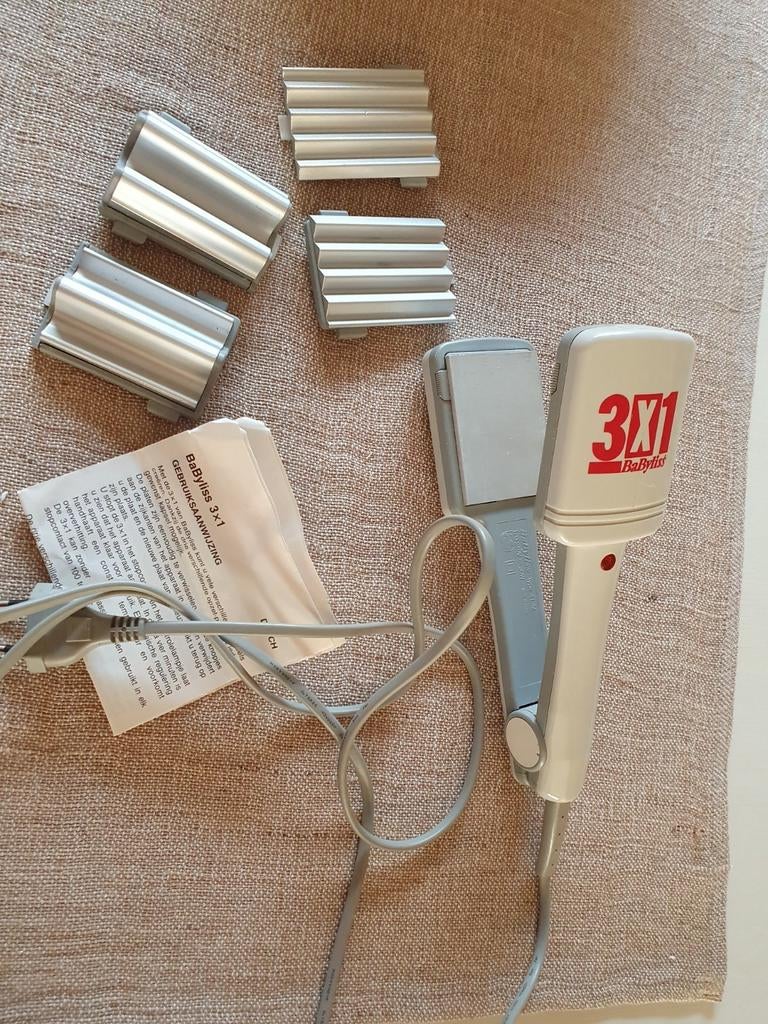 Stijltang Babyliss 3 in 1, Ophalen of Verzenden, Gebruikt, Krultang of Stijltang