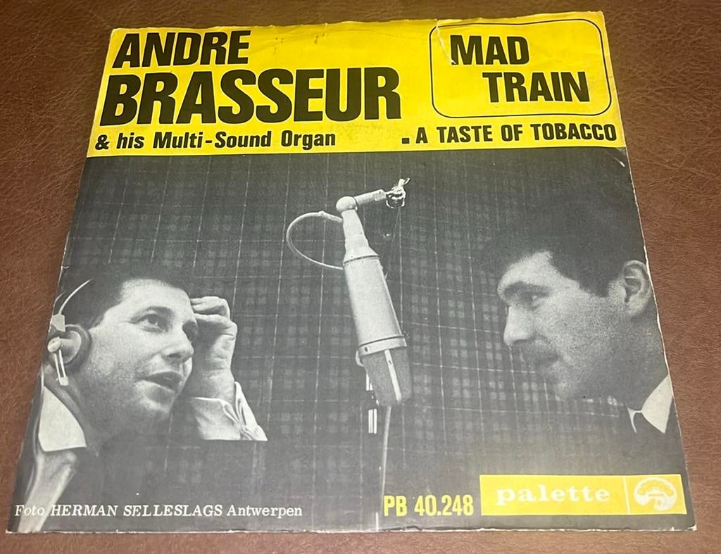 Andre Brasseur - Mad Train - 7” vinyl single - BE persing, Enlèvement ou Envoi, Utilisé, Single