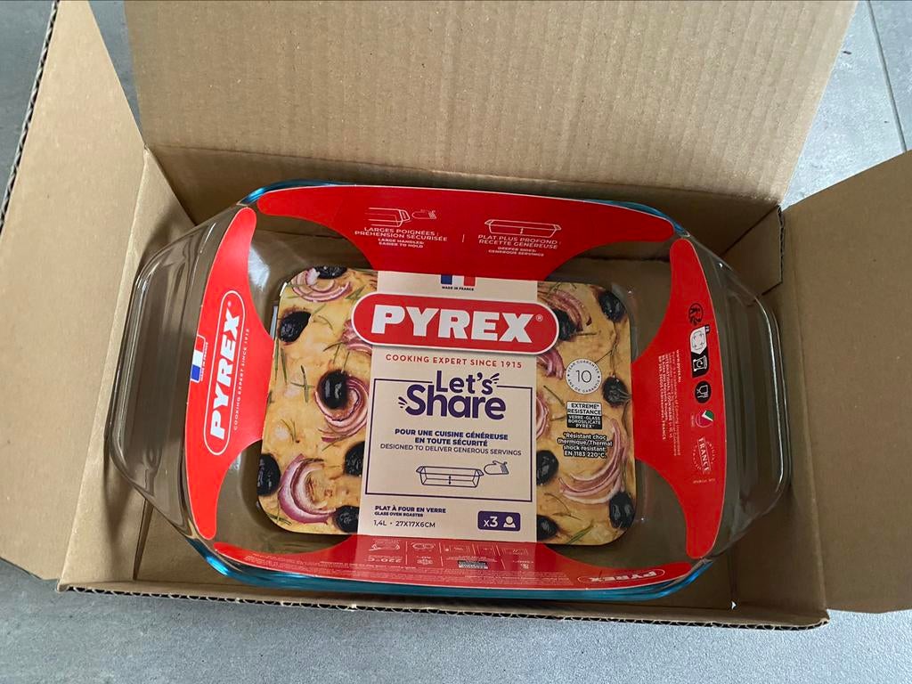 Pyrex - Ovenschaal. Nieuw, Huis en Inrichting, Ophalen of Verzenden, Nieuw, Glas, Overige typen
